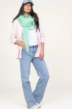 Hot Dante 6 Double-Breasted Stretch Blazer Odille | Pink... | | Little Soho