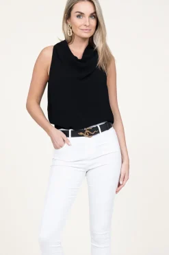 Flash Sale ba&sh Draped Top Tindy | Black... | | Little Soho