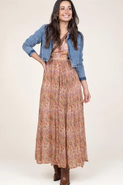 Shop Berenice Dress With Cut-Outs Ratacha | Orange... | | Little Soho