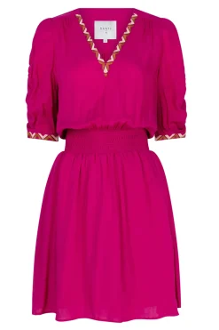 Store Dante 6 Dress With Embroidery Details Verico | Pink... | | Little Soho