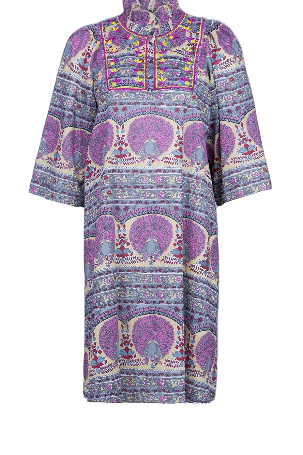 Shop Antik Batik Dress With Print And Embroidery Tala | Multi... | | Little Soho