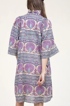 Shop Antik Batik Dress With Print And Embroidery Tala | Multi... | | Little Soho