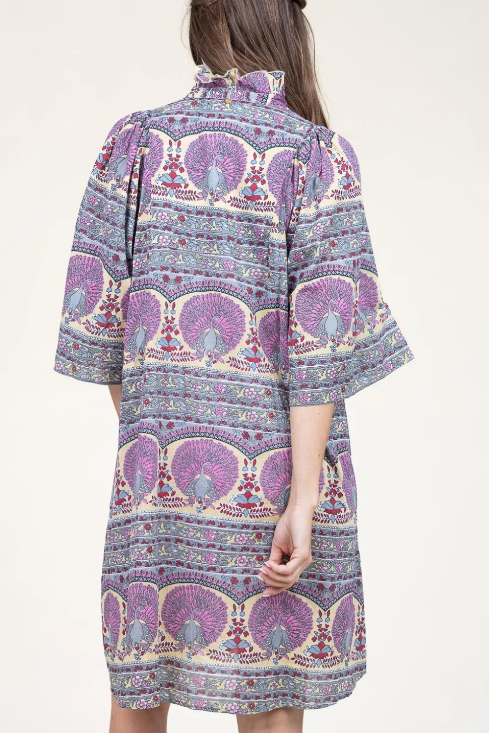 Shop Antik Batik Dress With Print And Embroidery Tala | Multi... | | Little Soho