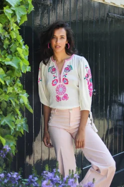 Sale Barong Barong Earrings Saphira Basic Medium | Pink... | | Little Soho