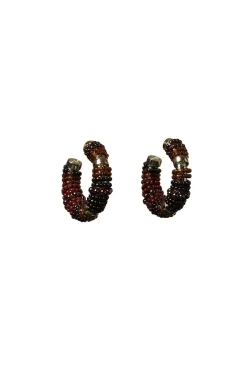 Outlet Barong Barong Earrings Saphira Beads Small | Brown... | | Little Soho