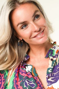 Cheap Barong Barong Earrings Saphira Beads Small | Black... | | Little Soho