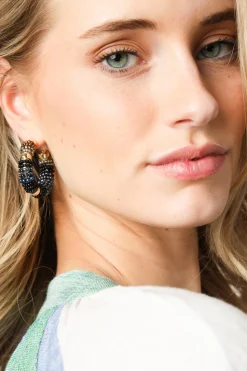 Cheap Barong Barong Earrings Saphira Beads Small | Black... | | Little Soho