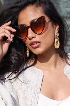 New Barong Barong Earrings Saphira Duo | Beige... | | Little Soho