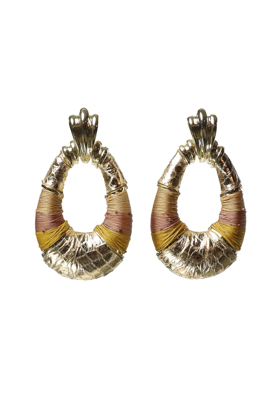 Store Barong Barong Earrings Saphira Fleur De Lis | Gold... | | Little Soho
