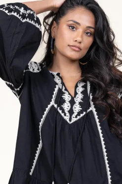 New Barong Barong Earrings Saphira Full Moon Large | Black... | | Little Soho