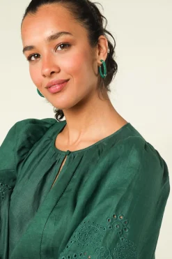 Best Sale Barong Barong Earrings Saphira Full Moon Small | Green... | | Little Soho