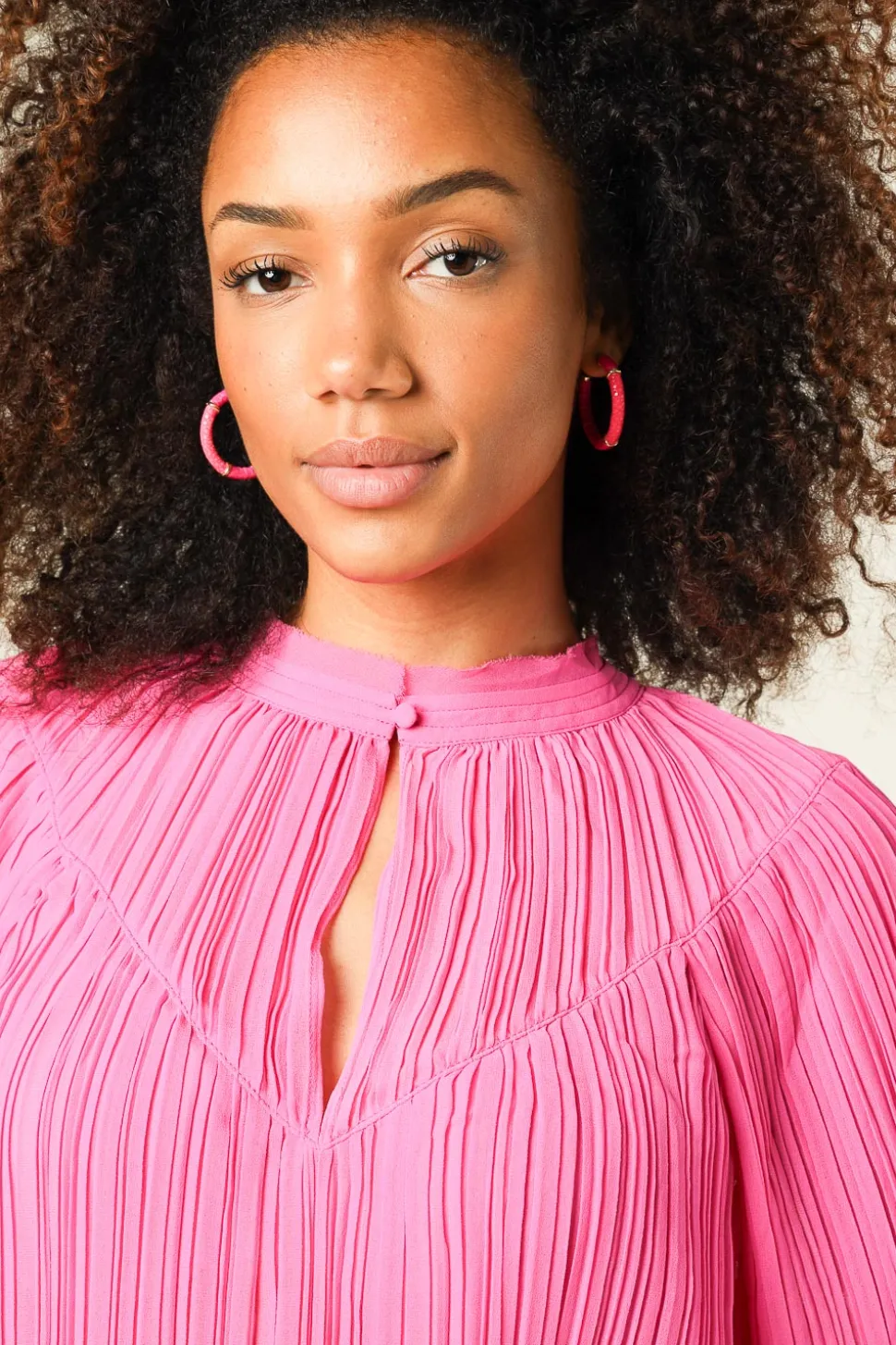 Flash Sale Barong Barong Earrings Saphira Full Moon Small | Pink... | | Little Soho