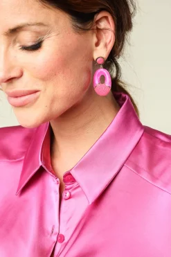 Store Barong Barong Earrings Saphira Happy Ufo | Pink... | | Little Soho