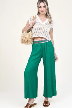 Clearance Louizon Eco Viscose Pants Ilem | Green... | | Little Soho