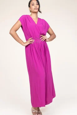 Outlet Louizon Ecovero Maxi Dress Yacinthe | Purple... | | Little Soho