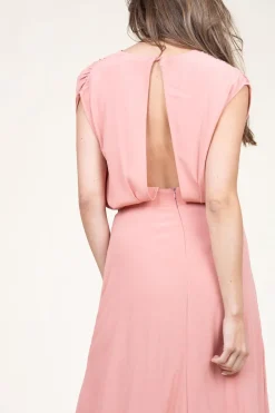 Cheap Louizon Ecovero Maxi Dress Yaramo | Pink... | | Little Soho