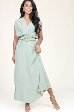 Discount Louizon Ecovero Maxi Dress Yaramo | Green... | | Little Soho
