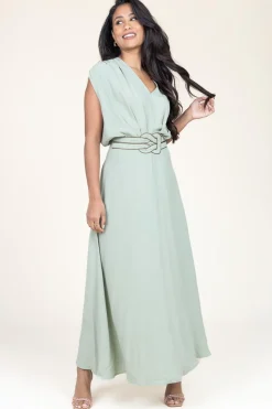 Discount Louizon Ecovero Maxi Dress Yaramo | Green... | | Little Soho