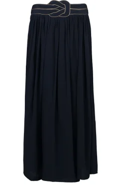 Best Sale Louizon Ecovero Midi Skirt Yvana | Black... | | Little Soho