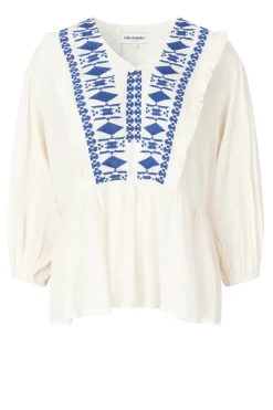 Flash Sale Lollys Laundry Embroidered Crepe Top Kanpur | Natural... | | Little Soho