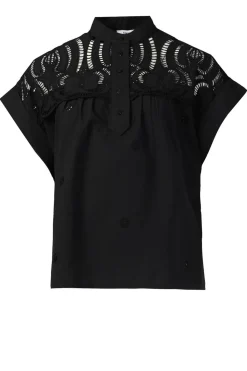 Discount Suncoo Embroidery Blouse Lina | Black... | | Little Soho