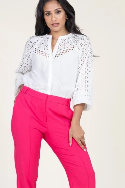 Cheap Suncoo Embroidery Blouse Lovely | White... | | Little Soho