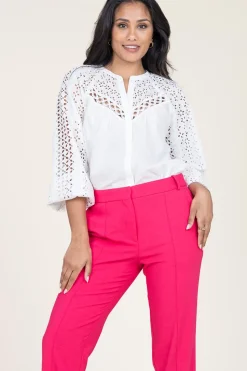 Cheap Suncoo Embroidery Blouse Lovely | White... | | Little Soho