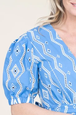 Clearance Suncoo Embroidery Dress Clem | Blue... | | Little Soho