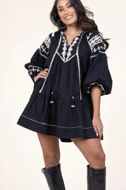 Best Scarlett Poppies Embroidery Poplin Dress Nania | Black... | | Little Soho