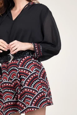 Cheap Greek Archaic Kori Embroidery Short Daphne | Red... | | Little Soho