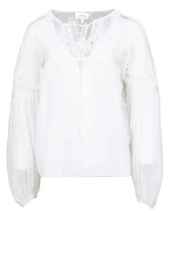 Shop Kocca Embroidery Top Calepodio | White... | | Little Soho