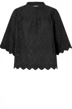 Sale Lollys Laundry Embroidery Top Louise | Black... | | Little Soho