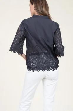 Sale Lollys Laundry Embroidery Top Louise | Black... | | Little Soho