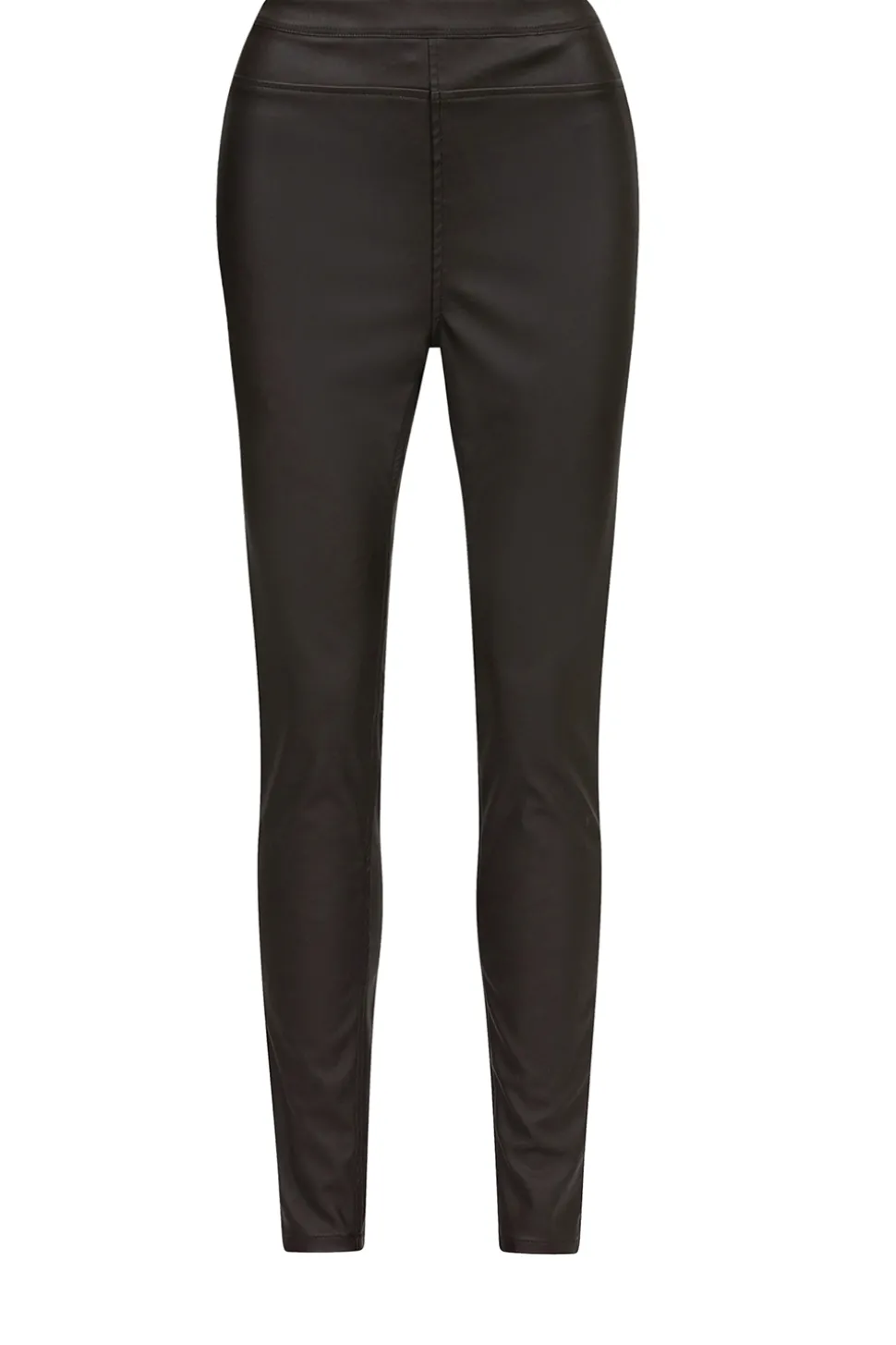 Discount Knit-ted Faux Leather Leggings Amber | Brown... | | Little Soho