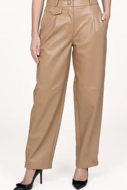 Discount Dante 6 Faux Leather Pants Reese | Camel... | | Little Soho