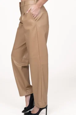 Discount Dante 6 Faux Leather Pants Reese | Camel... | | Little Soho