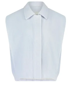 Store STUDIO AR Faux Mohair Waistcoat Helen | Blue... | | Little Soho