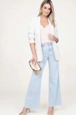 Flash Sale Twinset Feather Top Cupcake | Nude... | | Little Soho