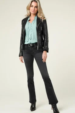 Outlet Lois Jeans Flared Stretch Jeans Melrose L32 | Black... | | Little Soho