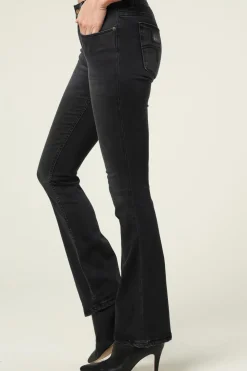 Outlet Lois Jeans Flared Stretch Jeans Melrose L32 | Black... | | Little Soho