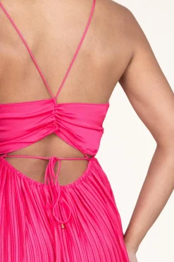 New ba&sh Flowey Maxi Dress Wasta | Pink... | | Little Soho