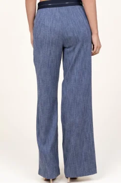 Store Liu Jo Flowy Denim Trousers Modat | Blue... | | Little Soho