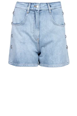 Outlet IRO High Waist Denim Short Canio | Blue... | | Little Soho