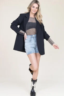 Outlet IRO High Waist Denim Short Canio | Blue... | | Little Soho