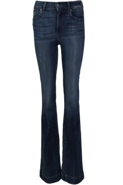 Best Sale Liu Jo High Waist Flared Broek Beat L35 | Blue... | | Little Soho