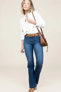 Best Sale Liu Jo High Waist Flared Broek Beat L35 | Blue... | | Little Soho