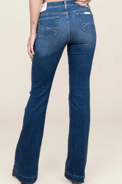 Best Sale Liu Jo High Waist Flared Broek Beat L35 | Blue... | | Little Soho