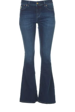 Store Lois Jeans High Waist Flared Jeans Raval L34 | Dark Blue... | | Little Soho