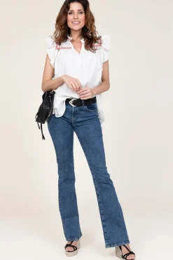 Store Lois Jeans High Waist Flared Jeans Raval L32 | Blue... | | Little Soho