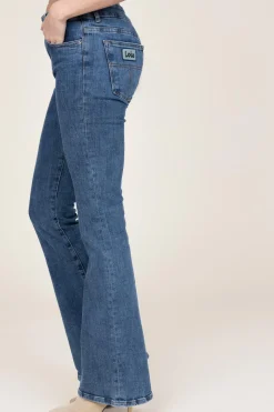 Store Lois Jeans High Waist Flared Jeans Raval L32 | Blue... | | Little Soho